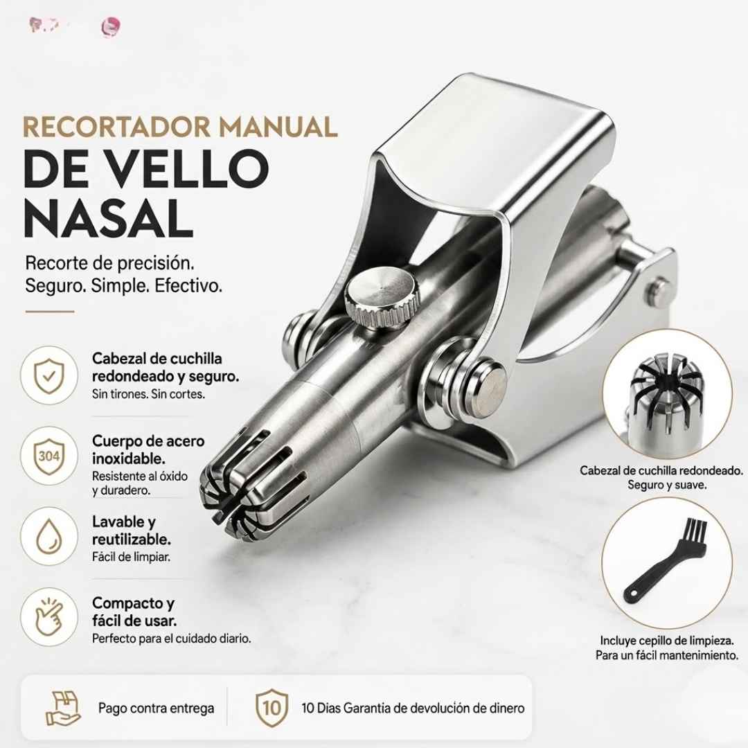 Depilador de Nariz sin Pilas X3: Cero Tirones y Cero Dolor.