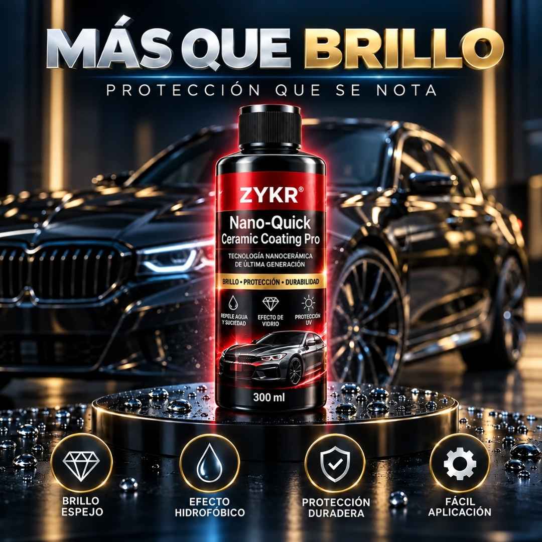 Brillo de concesionario y protección total en 5 minutos.