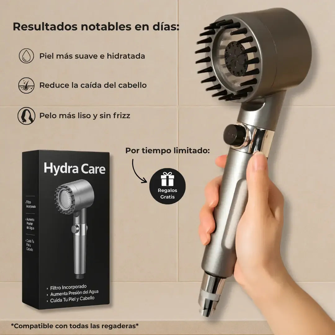 Cabezal de Ducha Suave con Filtro HydraCare
